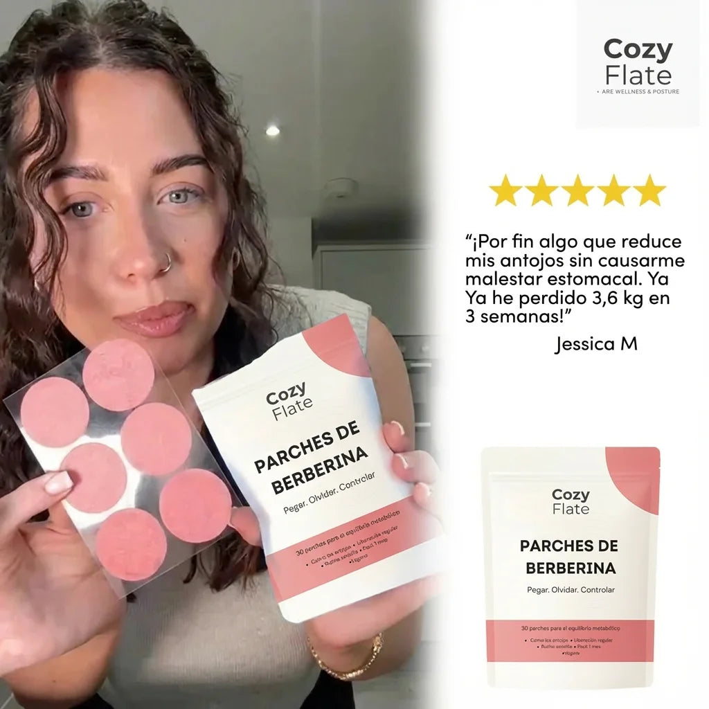 Parches adelgazantes de berberina CozyFlate®
